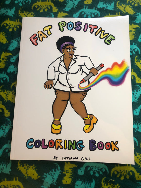 Fat Positive Coloring Book