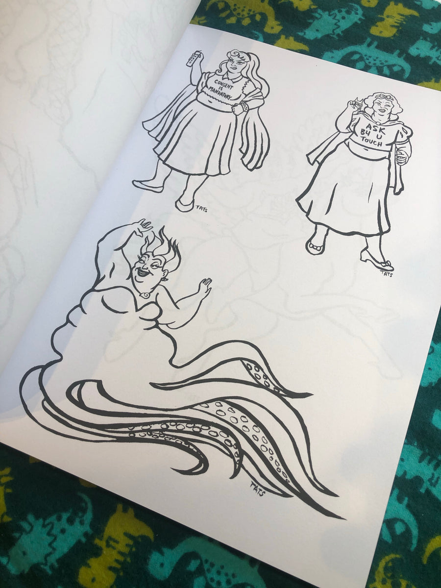 Fat Positive Coloring Book – Emerald Comics Distro